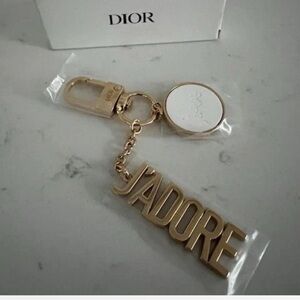 Dior Gold J'adore Key Holder